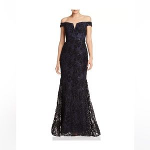 Aqua dress from Bloomingdale’s